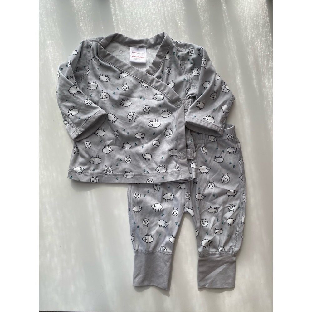 Hanna Andersson Baby Lamb Sheep Pajamas
